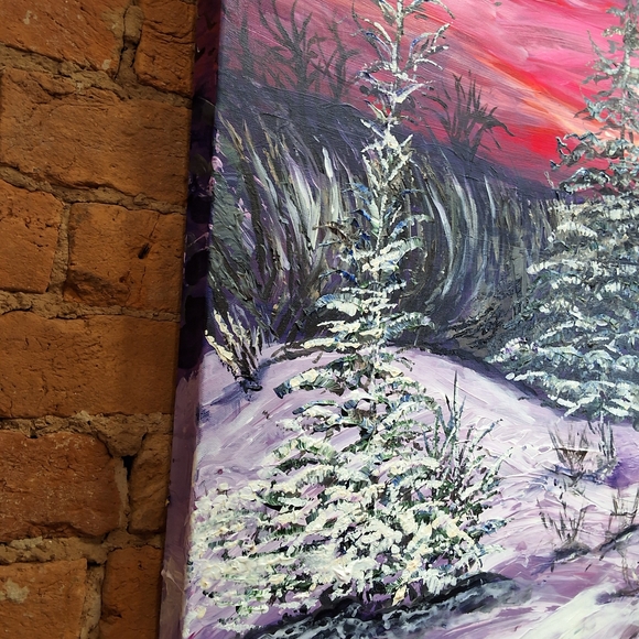 "Loveletter to Winter " 24in X 36in ORIGINAL ARTWORK BY ME - Picture 4 of 5